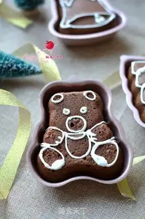 Make Christmas cocoa cream cake step 20
