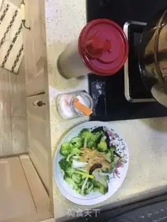 Make Oiled with broccoli step 3