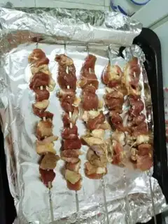Make Homemade lamb string step 1