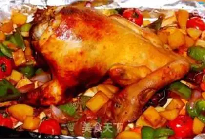 Make Christmas chicken step 6