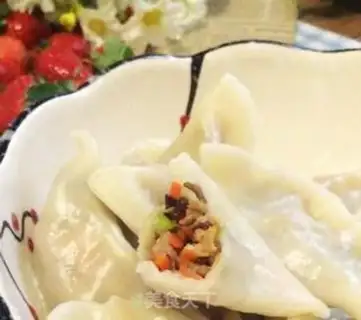 Make Three fresh dumplings step 13