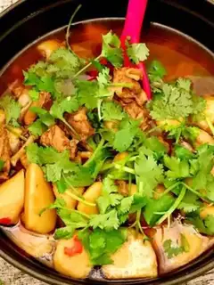 Make Potato chicken step 9