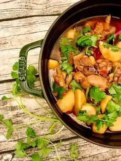 Make Potato chicken step 10