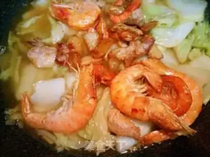 Make Shrimp stew step 1