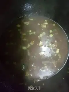 Make Red sugar cucumber congee step 2