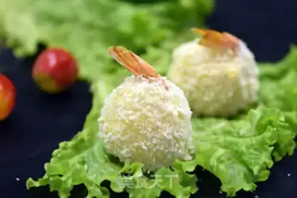 Make Pixie-tail shrimp ball step 10