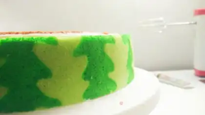 Make Watermelon cake step 32