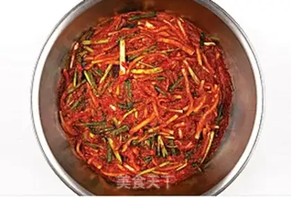 Make Korean pickles/spicy cabbage step 13