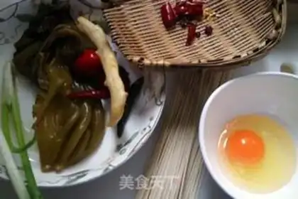 Make Sour eggs noodles step 0