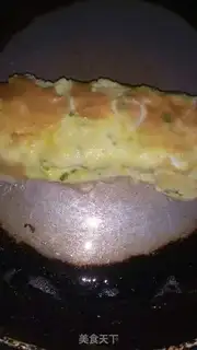 Make Onion thick egg fever step 4