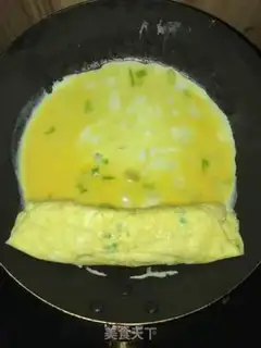 Make A thick egg burn step 4