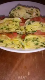 Make Onion thick egg fever step 5