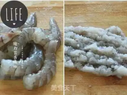 Make Quaffle shrimp step 0