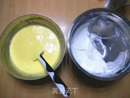 Make Orange lemon, four cake rolls step 6