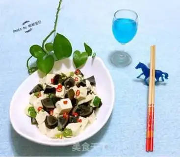 Make Homemade egg tofu step 7