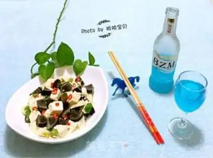 Make Homemade egg tofu step 8
