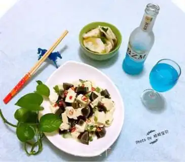 Make Homemade egg tofu step 10