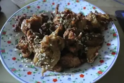 Make Fry monkey mushrooms step 4