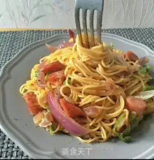 Make ♪ Black pepper sauce angel Italy ♪ Noodles step 3