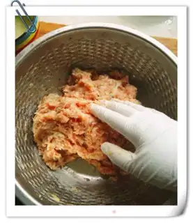 Make Homemade ham sausages step 3