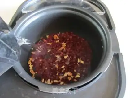 Make Red bean wine makes pumpkin tacos step 1