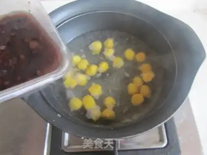 Make Red bean wine makes pumpkin tacos step 7