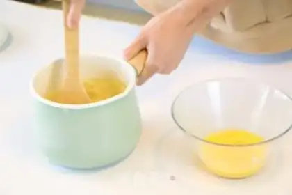 Make Winter warm-hearted puff step 2