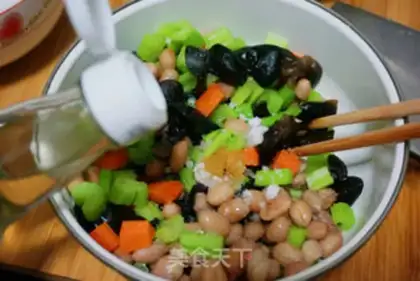 Make Celery peanuts step 4