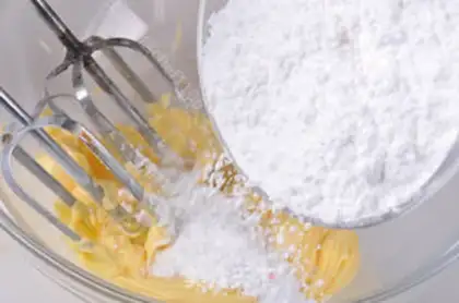 Make Salted biscuit noodle formula step 1