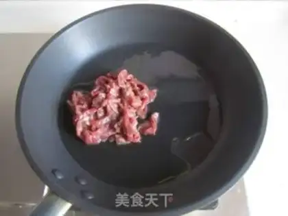 Make Black pepper beef fried oatmeal step 4