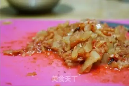 Make Korean tuna pickles step 0