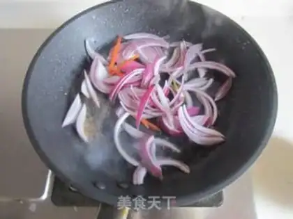 Make Black pepper beef fried oatmeal step 6