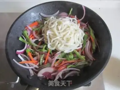 Make Black pepper beef fried oatmeal step 9