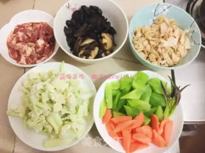 Make Vegetables step 0
