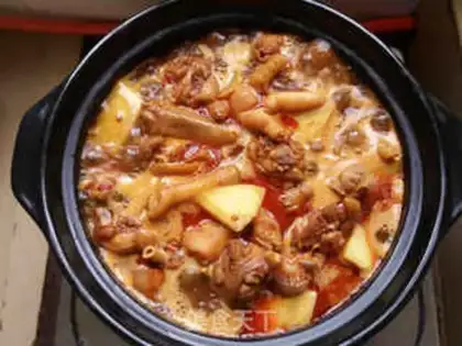 Make Chicken Sanbao Potato step 6