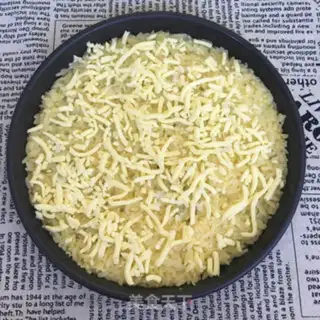 Make Rice chicken pizza step 7
