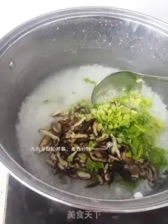 Make Porridge with hogs and mushrooms step 4