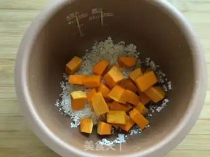Make Pumpkin porridge step 3