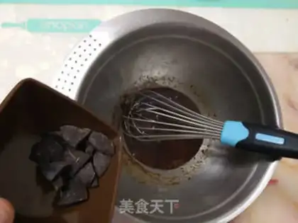 Make Double chocolate mousse cake step 4