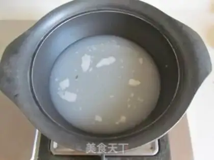 Make Blue fish cake step 1