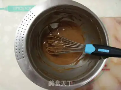 Make Double chocolate mousse cake step 8