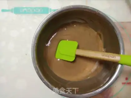 Make Double chocolate mousse cake step 9