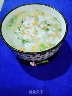 Make Pineapple, beef and rice congee step 4