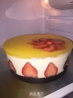 Make Strawberry cheesecake step 15