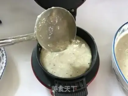 Make Milk honey banana muffins step 3