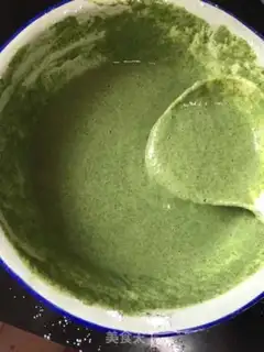 Make Spinach sauce and vegetable burrito step 4