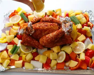 Make A sweet, sweet Christmas chicken step 6
