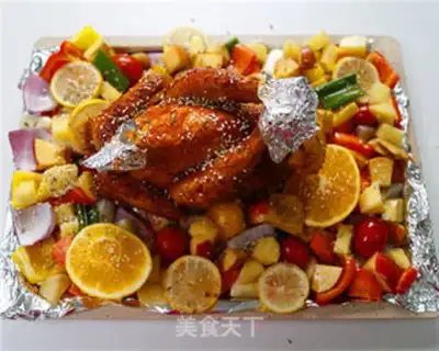 Make A sweet, sweet Christmas chicken step 10