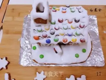 Make Gingerbread house step 17