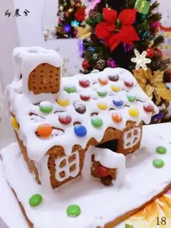 Make Gingerbread house step 18